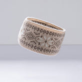100% Cashmere Winter Knit Headband for Women