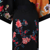 100% Floral Nature - inspired Prints Silk Kimono Robe