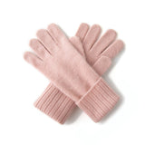 Cashmere Knit Gloves for Women Warm Cashmere Winter Gloves Multi Colors