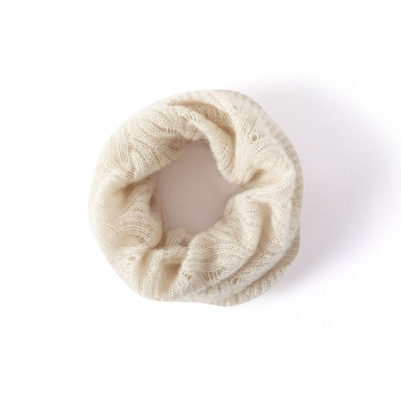 Cashmere Neck Gaiter Pure Cashmere Scarf for Men and Women Interlocking Braided Knit