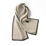 Cashmere Scarf with Trimming Mixed Colors Thick Soft Cashmere Scarves