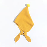 Kids Tie Cashmere Beanie Knit Elf Cashmere Hats with Pom Pom Multi Colors