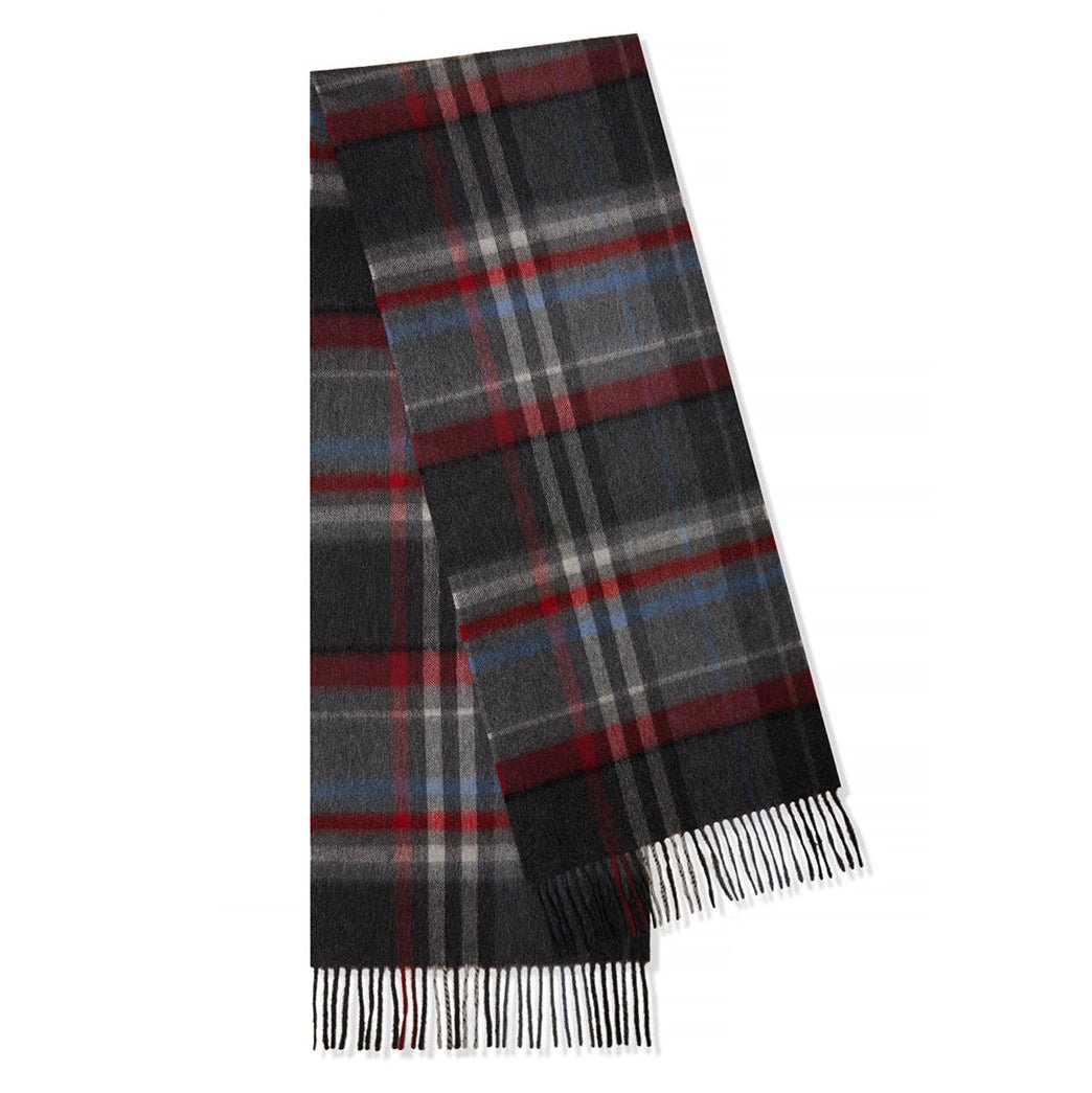 Long Cashmere Scarf with Tassel Plaid Cashmere Warps Multi Styles Winter Gifts