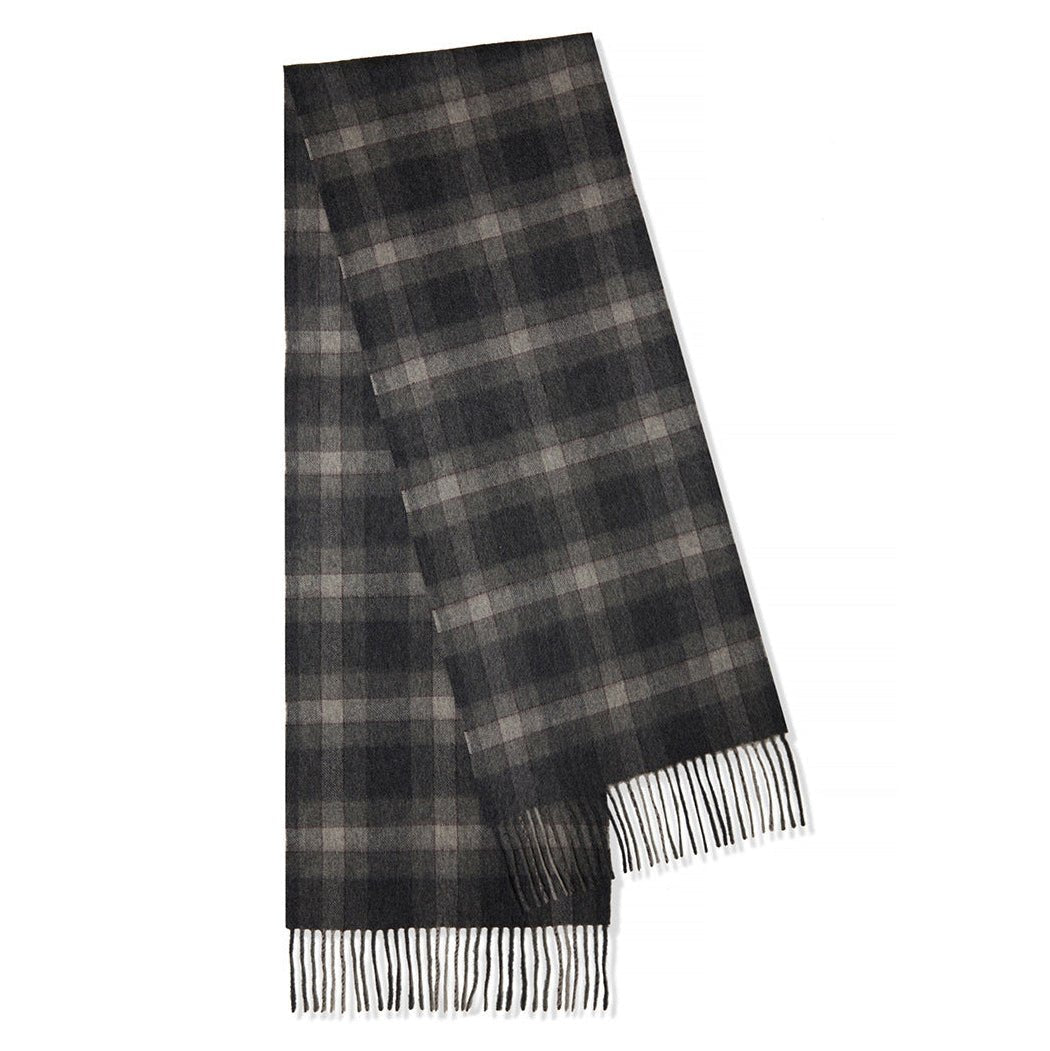 Long Cashmere Scarf with Tassel Plaid Cashmere Warps Multi Styles Winter Gifts