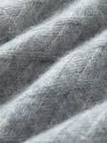 Mens Diamond Pattern Cashmere Sweater Crew Neck Long Sleeve Knit Sweatershirt