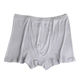 Silk Boxer Briefs Men Silk Knitted Underwear Comfy Silk Boxer