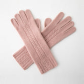 Pure Cashmere Gloves Touch Screen Cashmere Knitted Mittens