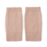 Pure Cashmere Knit Fingerless Gloves Cashmere Wrist Warmers Cashmere Mitts