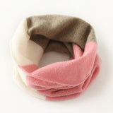Pure Cashmere Neck Warmer Scarf Luxury Lightweight Cashmere Neck Gaiter Mixed Colors