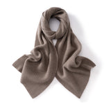 Ribbed Cashmere Scarf for Men and Women Cashmere Knit Wrap for Cold Weather