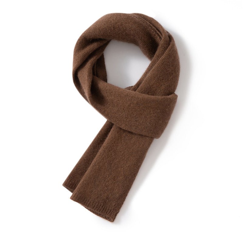 Short 100% Cashmere Scarf for Adults And Children Winter Scarf