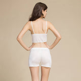 Silk boxer briefs mid - waist underwear for women mulberry silk knitted leggings