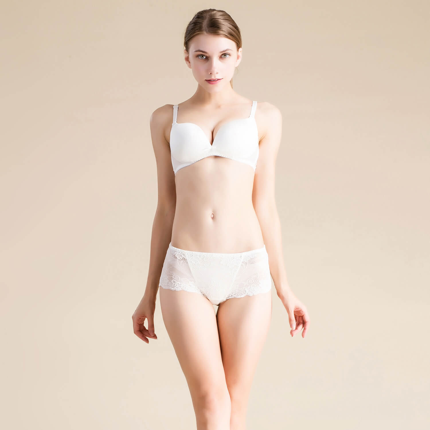 Silk knitted underwear women's lace shorts mulberry silk sexy and comfortable low - waist boxers