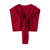 Soft Cashmere Knit Scarf Cashmere Scarf Back Wrap for Women