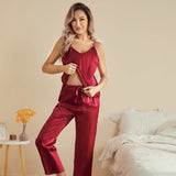 Women Silk Camisole Set 100% Mulberry Summer Silk Cami