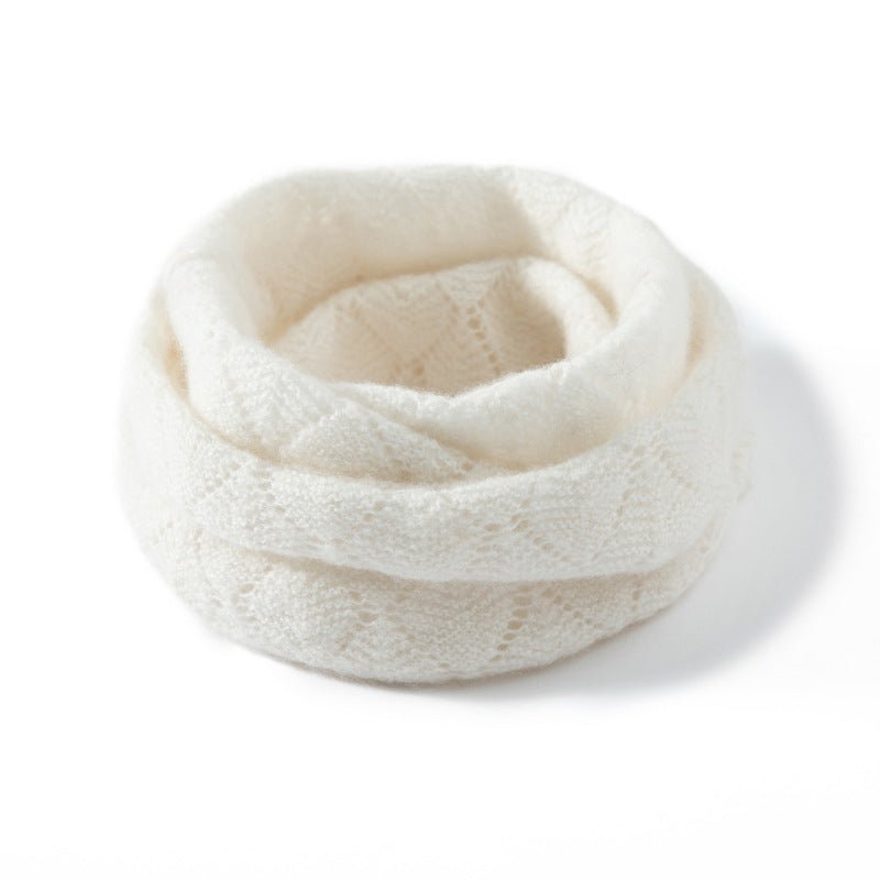 Womens Cashmere Knit Infinity Scarf Cashmere Loop Neck Gaiter Neck Warmer