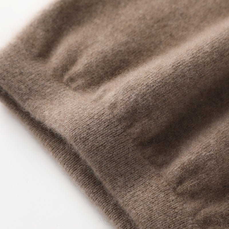 Womens Pure Cashmere Knit Belly Warmer Cashmere Belly Wrap for Winter