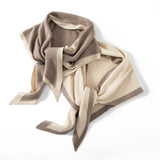 Womens Pure Cashmere Scarf Mixed Colors Cashmere Triangle Scarf Cashmere Wraps