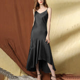 Womens Sexy Silk Dress Wedding Evening Formal Dresses