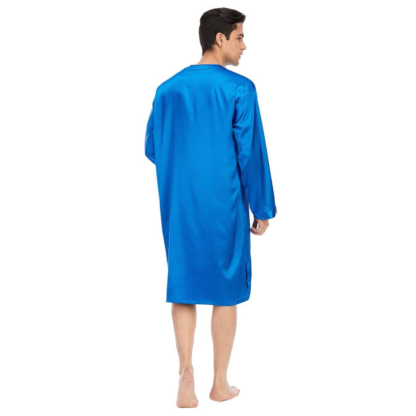 19 Momme Mens Silk Nightshirt Silk Nightwear -  slipintosoft