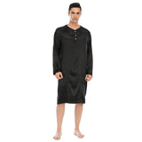 19 Momme Mens Silk Nightshirt Silk Nightwear -  slipintosoft