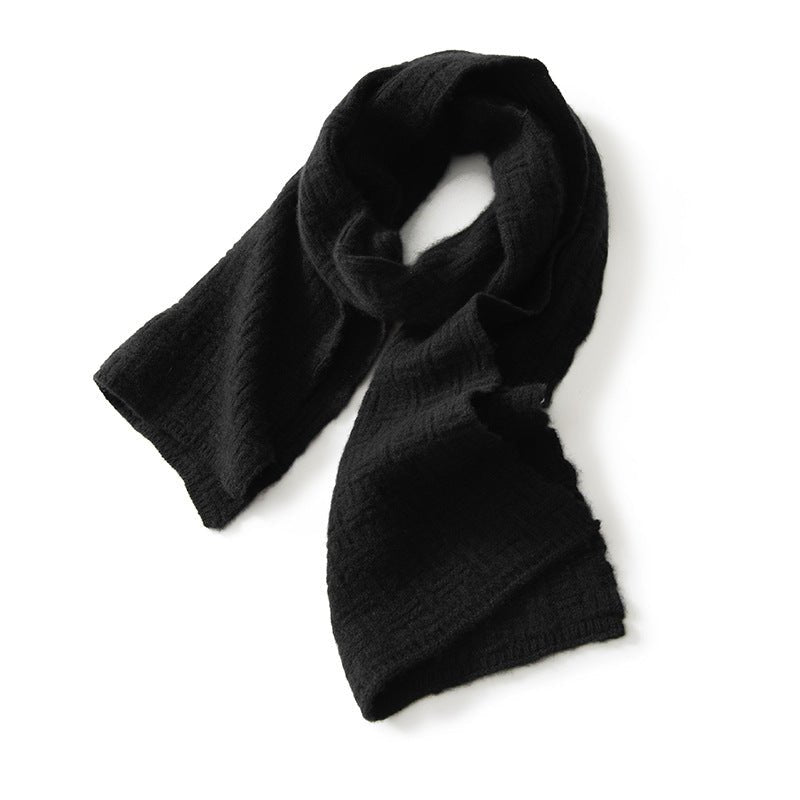 Cashmere Scarf Soft Solid Cashmere Scarf Wrap Shawl Knitted Cashmere Scarves - slipintosoft