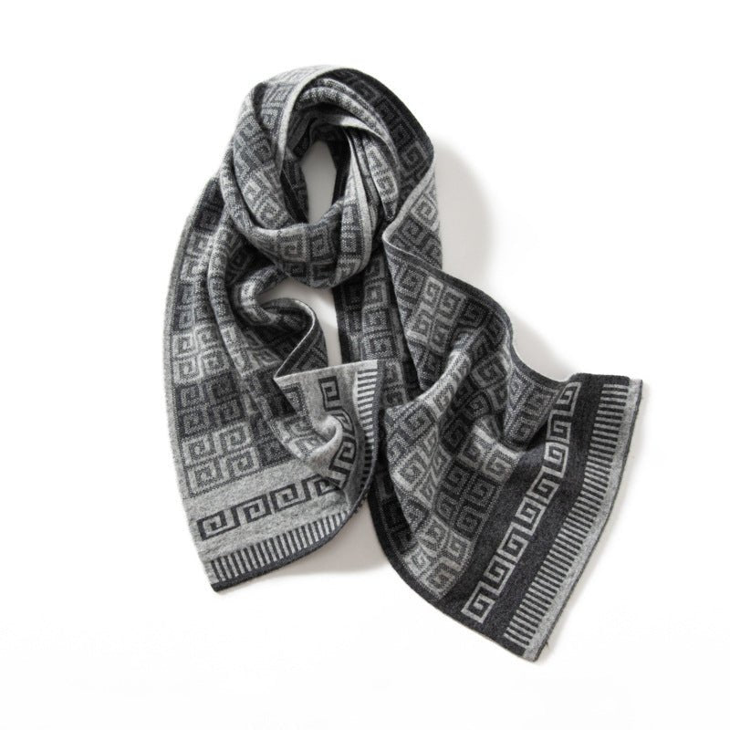 Long Cashmere Scarf Classic Winter Scarf Cashmere Winter Scarves Mixed Colors - slipintosoft