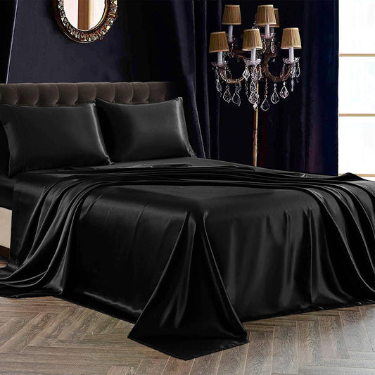 Luxury 100% Silk Bedding 25 Momme Pure 4PCS Silk Bedding Set