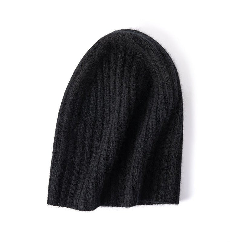 100% Cashmere Beanie Hat for Women and Men, Luxury Lightweight Cashmere Cap for Winter - slipintosoft