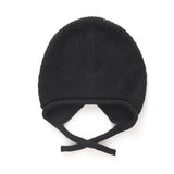 Pure Cashmere Beanie Hat Curl Edge Cashmere Ski Cap for Women Tie-able Hats