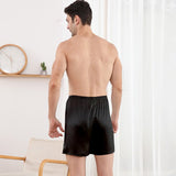 Herren-Boxershorts aus Seide, bequeme kurze Seidenhose