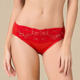 Silk lace underwear for women breathable low waist mulberry silk knitted briefs - slipintosoft