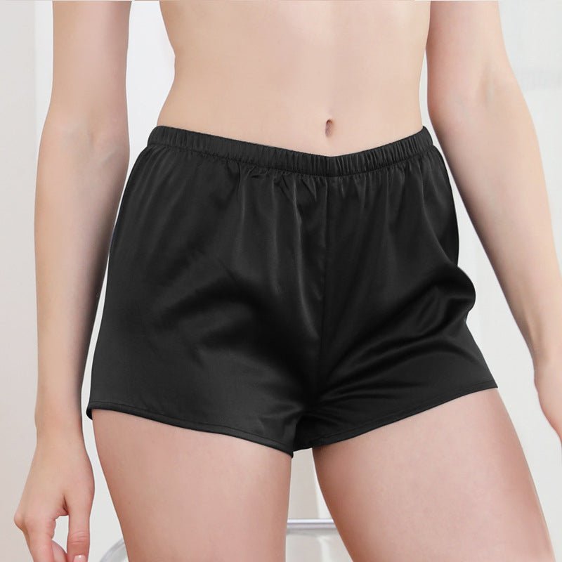 Seiden-Leggings, Höschen-Shorts für Damen, flache Eck-Sicherheitshose aus Seide