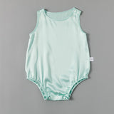 100% Mulberry Silk Classic Sleeveless Bodysuit For Babies - slipintosoft