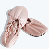 Silk Travel Essential Set 3 PCS Pure Silk Storage Bag Slippers And Eyemask - slipintosoft