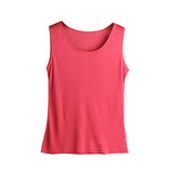 Silk vest mulberry silk sleeveless bottoming shirt women's top - slipintosoft