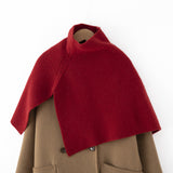 Womens Cashmere Clock Cashmere Shawl Wrap Cape for Fall Winter