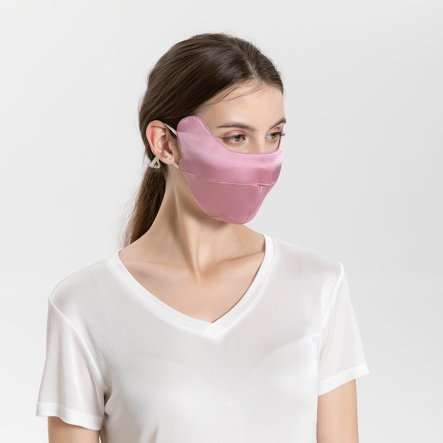 Summer Mulberry Silk Face Masks Women and Men Double Layer Anti-UV Canthus Protection - slipintosoft