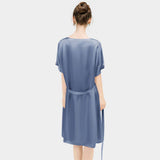 Women Mulberry Loose Silk Nightgown Best Silk Dressing Gown Quality Silk Slip Nightdress - slipintosoft