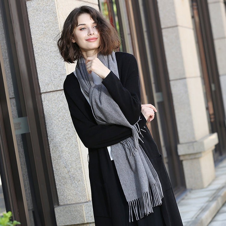 Womens Cashmere Shawl And Wraps Large Cashmere Scarf With Fringe
