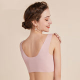 Women's Classic Wireless Silk Bra - slipintosoft