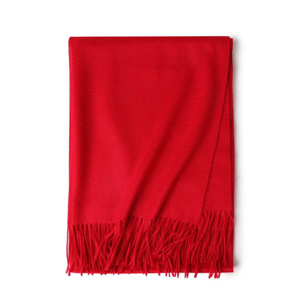 Women's Luxurious Cashmere Shawl and Wraps Large Soft Cashmere Scarf with Tassel - slipintosoft