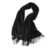 Women's Luxurious Cashmere Shawl and Wraps Large Soft Cashmere Scarf with Tassel - slipintosoft