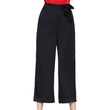 Women Silk Cropped Pants Mulberry Silk trousers Elasticized Waistband - slipintosoft