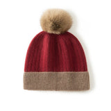 100% Cashmere Hat for Women, Luxury Real Cashmere hat for Winter Soft and Warm - slipintosoft