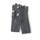 100% Pure Cashmere Gloves for Women Ladies Soft Cashmere Knitted Gloves - slipintosoft