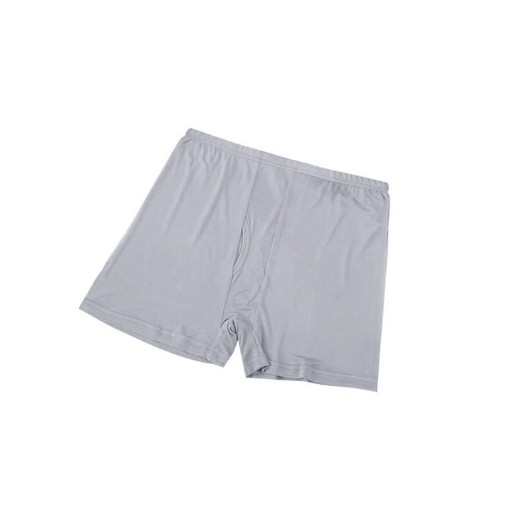 Herren-Unterwäsche aus Seide, große elastische Strick-Boxershorts aus weicher Seide