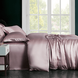 22 Momme 4-teiliges Bettbezug-Set (Spannbetttuch), Seidenbettwäsche-Set