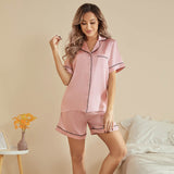 Silk Short Pyjamas For Women's Natural Best Short Silk Pajama Set Nice Personalised Pjs - slipintosoft