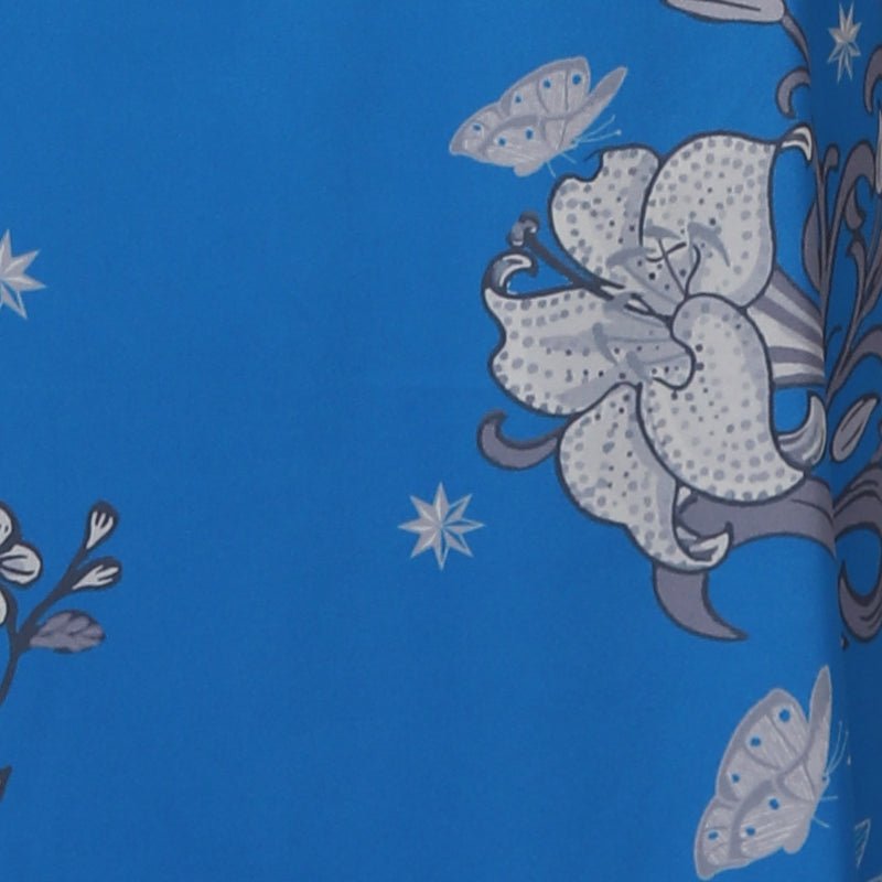 Womems Silk Kimono Robes Elegant Long Sleeves Women's Handpainted Flower Robe - slipintosoft